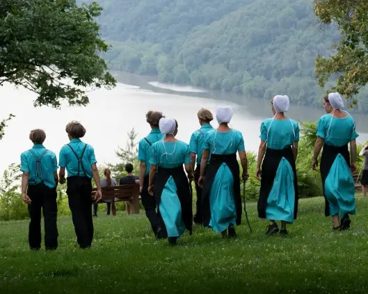 Miembrosde la Comunidad de  Amish